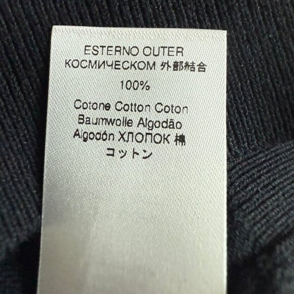 MALO of Italy 100% Cotton Textured Men's Polo Size 48 Black-Excellent! - Picture 7 of 9